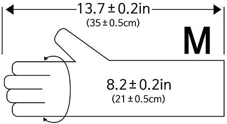 Качествени кухненски Гумени ръкавици Mamison Размер M Опаковка от 3 чифта