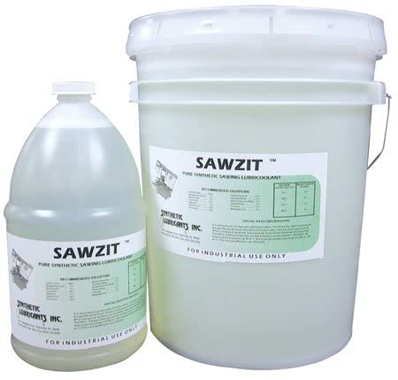 Sawzit, 1 Галлонное кофа смазочно-охлаждаща течност, течност за подслушване и Отводная течност – Прозрачно Чисто синтетичен
