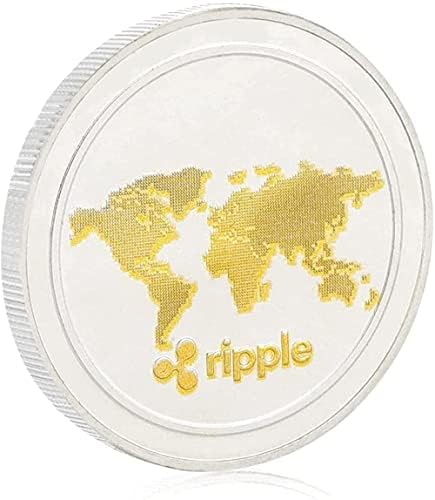 Ripple Coin XRP Cryptocurrency са подбрани рядка Криптовалютная монета с Прозрачно Защитно покритие