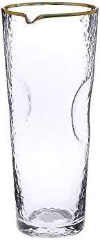 Стомна за вода от матирано стъкло със Златен ръб (10 H)