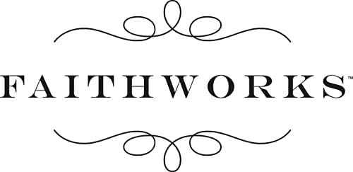 Творчески марки Faithworks - Вдъхновяваща Голяма Пазарна торба от зебло с водоустойчива подплата, 13 x 18 инча,