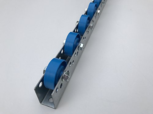 Сачмен ръководство за ролкови Гравитационный конвейер с пластмасови ролки с Диаметър 48 мм (дължина: 0,5 м)