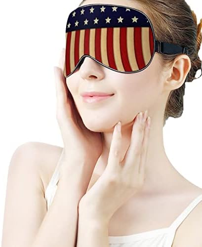 Най-забавната Звезда Знаме на Славата на Американската Мека Маска За Сън Калъф за Очи за Сън С Превръзка на очите