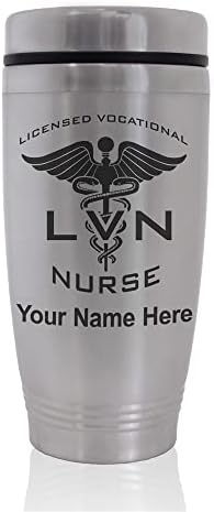 Чаша за пътуване SkunkWerkz Commuter, Професионална медицинска Сестра с Лиценз LVN, Приложен Персонални Гравиране