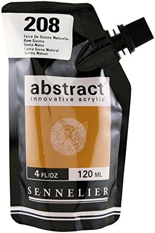 Иновативна Акрилна боя за тежки тялото Sennelier Abstract, Опаковка от 120 мл, Необработанная Сиена