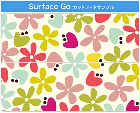 стикер igsticker за Microsoft Surface Go/Go 2, Ультратонкая Защитен Стикер за Тялото, Скинове 007593, Цвете Брашно, Цветен