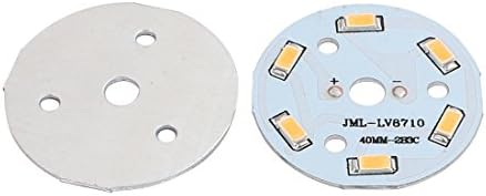 Aexit 5шт 40 мм Уплътнения и уплътнителни пръстени с Диаметър 3 W 6 Led 5730 SMD Топло Бяла Led Тавана лампа Запечатване на
