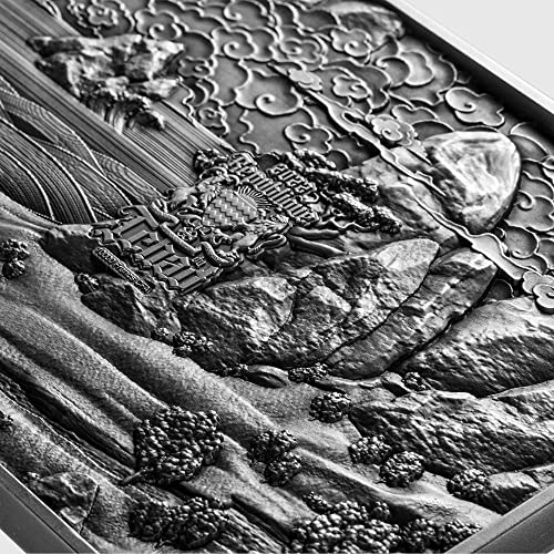 2022 DE Модерна Възпоменателна Монета PowerCoin Бял Тигър 2 Грама Сребърна Монета От 10 000 Франка на Чад
