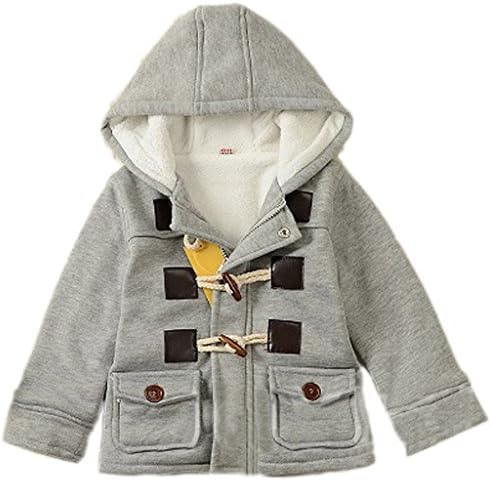 GETUBACK/Флисовое палто с качулка за малки момчета и Момичета, Зимни Връхни Дрехи