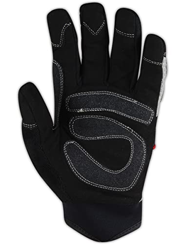 Работни ръкавици MAGID ProGrade Plus от изкуствена кожа, 12 Двойки, Неопренови Накладки за отпечатъци, XX размер, Черни