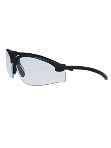 Защитни очила MAGID Y79BKAFC с Скъпоценния камък Циркон с Противотуманным покритие, Стъклени лещи и Черни рамки (Един