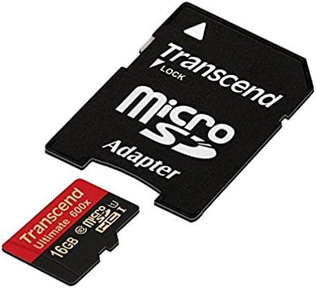 Карта памет Transcend microSDHC Class 10 UHS-I с капацитет от 16 GB с адаптер 90 Mb/s (TS16GUSDHC10U1)