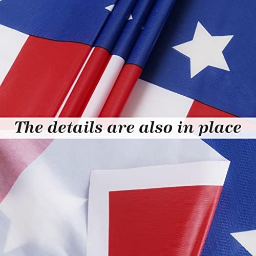 Покривката на 4 юли, 3 Опаковки за Еднократна употреба Покривки с американския флаг с размери 54 x 108 инча,