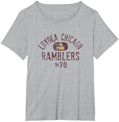 Тениска с винтажным логото на Loyola Chicago Ramblers 1870