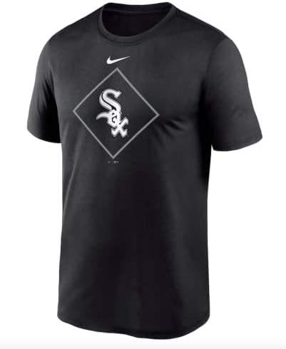 Мъжка тениска Nike MLB Chicago White Sox Black Legend Икона да се изяви