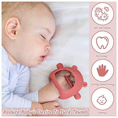 3 Опаковки на Детски играчки за никнене на млечни зъби за бебета 0-6 месеца, Мечета, играчки за никнене на млечни зъби,