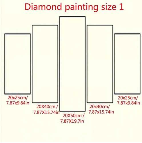 Направи си САМ 5D Диамантена живопис, Определени за възрастни/Деца/Начинаещи Пълна Тренировка Diamond Изкуство Голям е Размерът