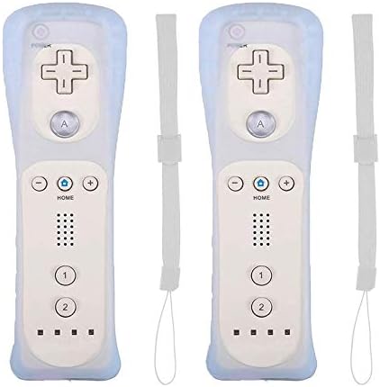 Дистанционно управление на Wii, Безжична Гейминг контролер MOLICUI Wii конзолата на Nintendo Wii/Wii U, 2 опаковки, Бял
