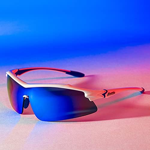 Слънчеви очила Franklin Sports за бейзбол + софтбол - Мъжки + Женски Спортни слънчеви очила - С откидными стъкла + Без откидных