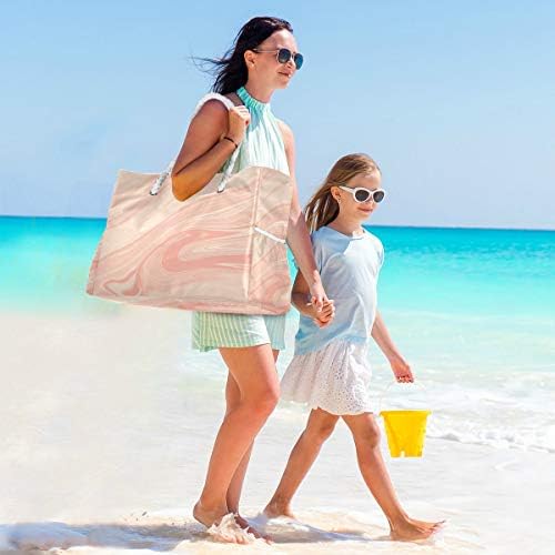 Чанта за пазаруване ALAZA с Абстрактна Течна Мраморна Текстура, Чанта за Плажни Играчки, Чанта за Морето, Душ Кабина, Плувен