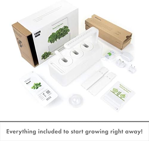 Комплект за отглеждане на стайни билки Click & Grow с подсветка | Smart градина, за дома, Кухненско на Перваза на