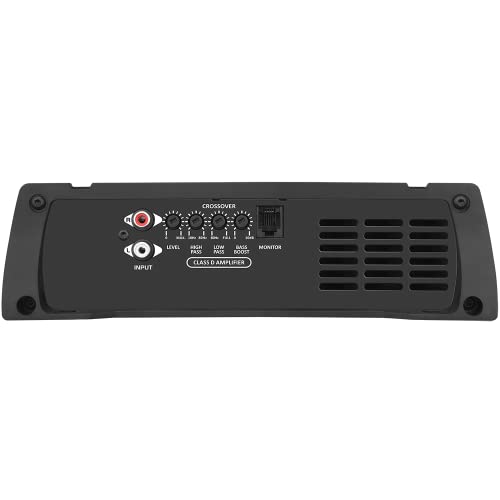 Taramps HD 2000 1 Канал 2000 W RMS при 12,6 vdc 1 Ом Авто Аудиоусилитель контрол на усилване на ниските честоти в Честотна