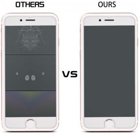 Защитно фолио за екран на iPhone 8 Plus / iPhone 7 Plus отпред и отзад, 2 опаковки, DGBAY Отпред + Отзад, закалено