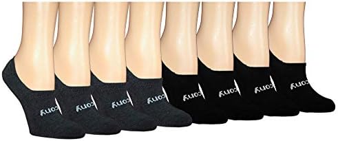 Дамски чорапи-невидимки Saucony, 8 Двойки, Без подплата, с подплата-невидим