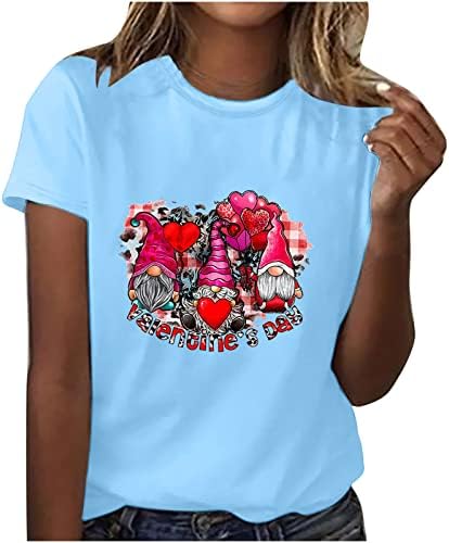 Есенно-Лятна Блуза, Тениска за Момичета с Къс ръкав, Дрехи 2023 г., Модни Памучен Блуза за почивка с кръгло деколте