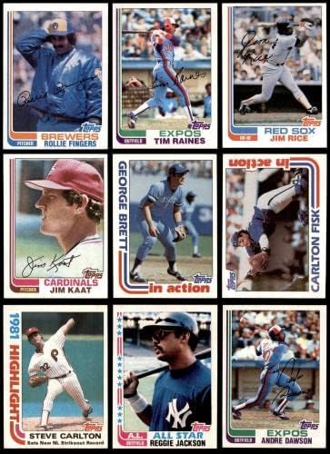 Бейзболен комплект Topps 1982 7 - NM - Бейзболни комплекти