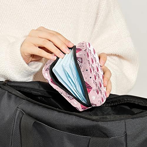 Чанта за съхранение на Хигиенни Подложки, Калъф за Купата на Менструална, Органайзер за женските Тампони-Тампони,