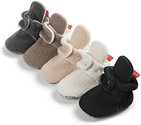 Oamico/ Памучни Обувки За бебета Момчета и Момичета, Чехли с мека Подметка, Топли Зимни Флисовые Чорапи За