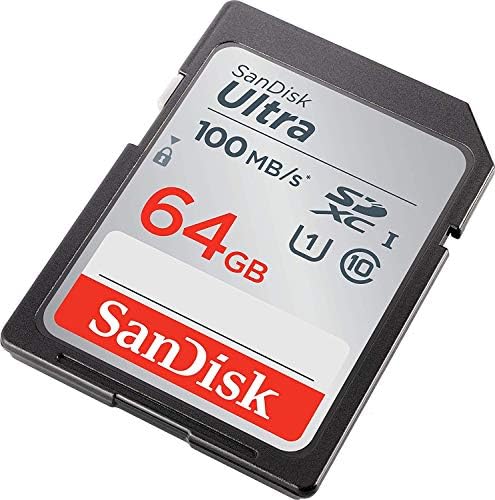 Карта памет 64GB SanDisk SD Ultra 10 Бр. UHS-I Class 10 (SDSDUNR-064G-GN6IN) в комплект с (1) за Всички, с изключение