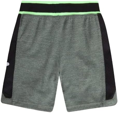 Спортни къси панталони Найк за бебета и малки момчета с мрежа Hoopfly (2 години, Уличен Зелен / Черен / Сив)