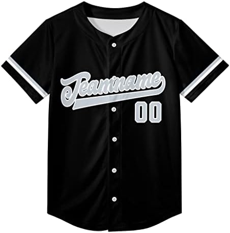 Обичай Бейзболен Трикотаж Персонални Риза Спортен Фен Подаръци Индивидуално Име Номер на Униформи за Мъже, Жени Момче
