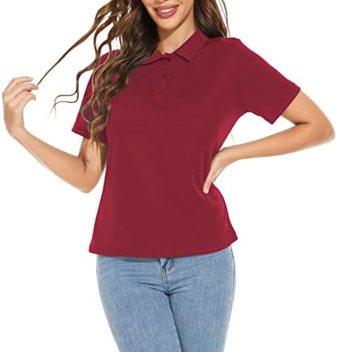Дамска риза с къси ръкави DSGSANO с къс ръкав, Ежедневна Спортна тениска Slim Fit, Впитывающая влага (подходящ за снажен