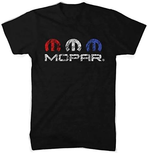 Лицензирана и неподправена мъжка риза Detroit Shirt Company Mopar RWB (XL) цвят Черен