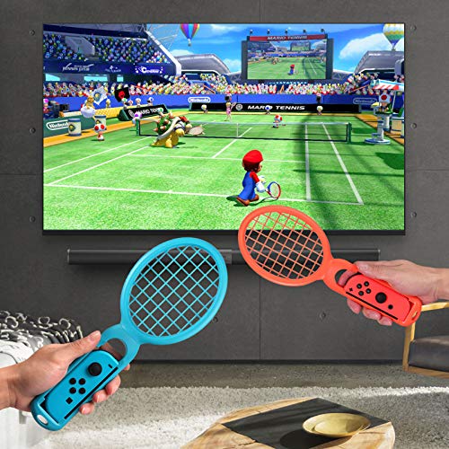 Комплект игрови аксесоари CAMWAY за Nintendo Switch Joy Затворник с дръжка, Switch, Игра на тенис ракета, Игри волана
