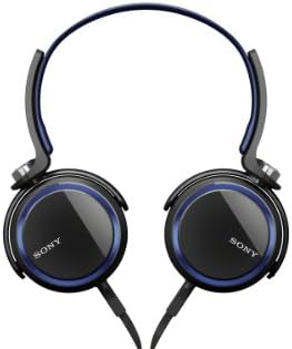 Слушалки Sony MDRXB400/BLU с допълнителен Бас Над главата, 30 мм, Син