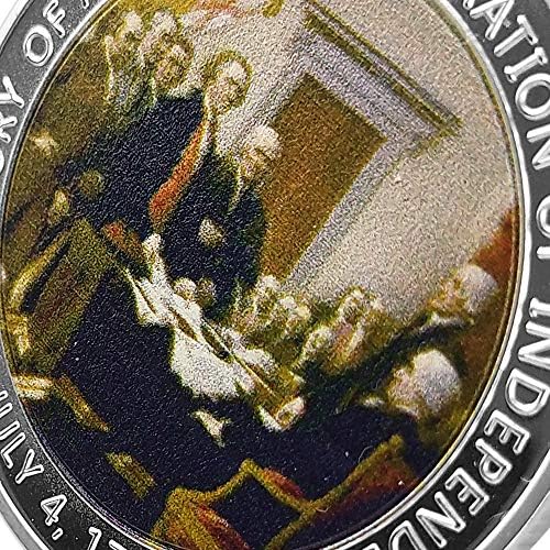 Вызовная монета Ден на президента 1776 г. Декларацията за независимостта на САЩ Запомнящ се подарък