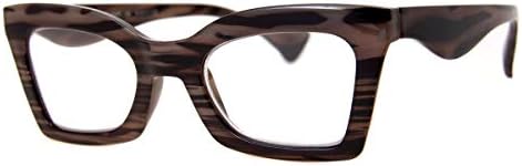 A. J. Morgan Eyewear Conquer-Очила за четене Котешко око, Сива ивица, 50-17-135 мм + 2,25