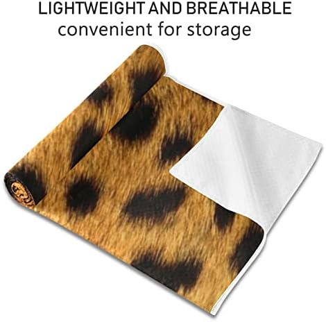Одеало за йога Augenstern От Кожи на Животните-Леопард-Кърпа За Йога под формата на Леопард, килимче За йога, Кърпа
