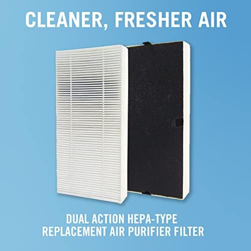 Заменяеми Филтър За пречистване на въздуха с Двойно действие HEPA-тип Febreze, U-Образен Филтър, 2 опаковки,