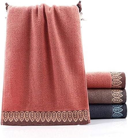 DSFEOIGY Памучно Кърпа С бродерия листа памучна прежда Памук Кърпа за измиване на лицето Малко кърпи за баня за ръце (Цвят: D,