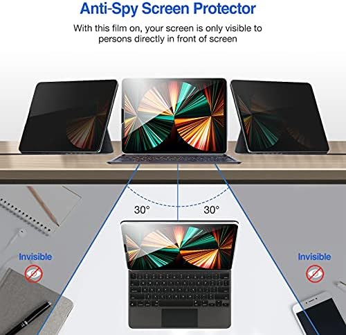 Защитно фолио за екрана ProCase iPad Pro 12,9 см 2021 2022 2018 2020 в комплект с калъф за клавиатура за Старите