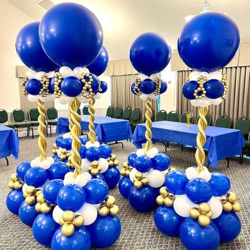 Decojoy 4 Комплекта на Каботажните за балони, 9-Подножието Регулируема Арка, балони за секс, Балонна Колона-кула с Грузилами
