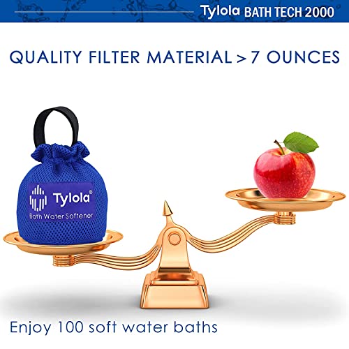 Душ кабини Tylola -Филтър за твърда вода за чучур миксер за баня.Преносим омекотител за вода, Премахва тежки ментални йони