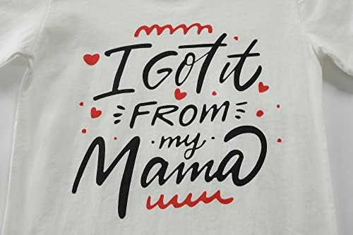 Тениска за Деня на Майката за Малки Момчета И Момичета, Детска тениска Моето сърце принадлежи на майка ми, Тениски