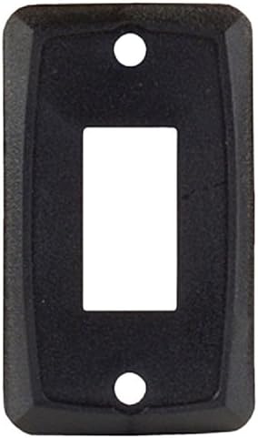 JR Products 12851-5 Черна стенни панела с един превключвател, (опаковка от 5 броя)