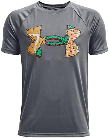 Тениска с къс ръкав с логото на Under Armour Boys'Tech Sport Fill